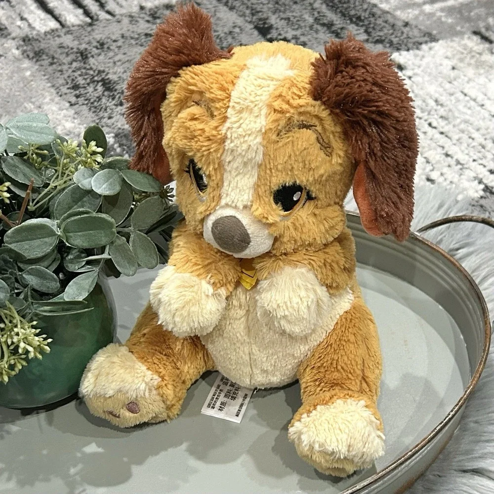 Disney Parks Babies Lady and the Tramp Puppy Dog Stuffed Animal Plush